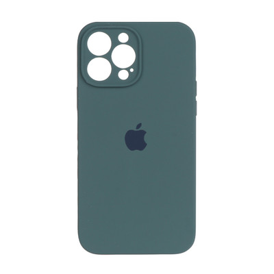قاب سیلیکونی پاک کنی محافظ لنزدار iPhone 12 Pro Max - آبی تیره (پک اصلی)