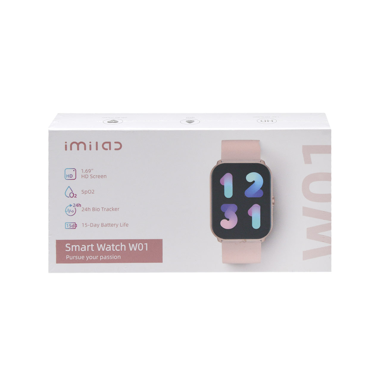ساعت هوشمند شیائومی IMILAB مدل Smart Watch W01 - رزگلد