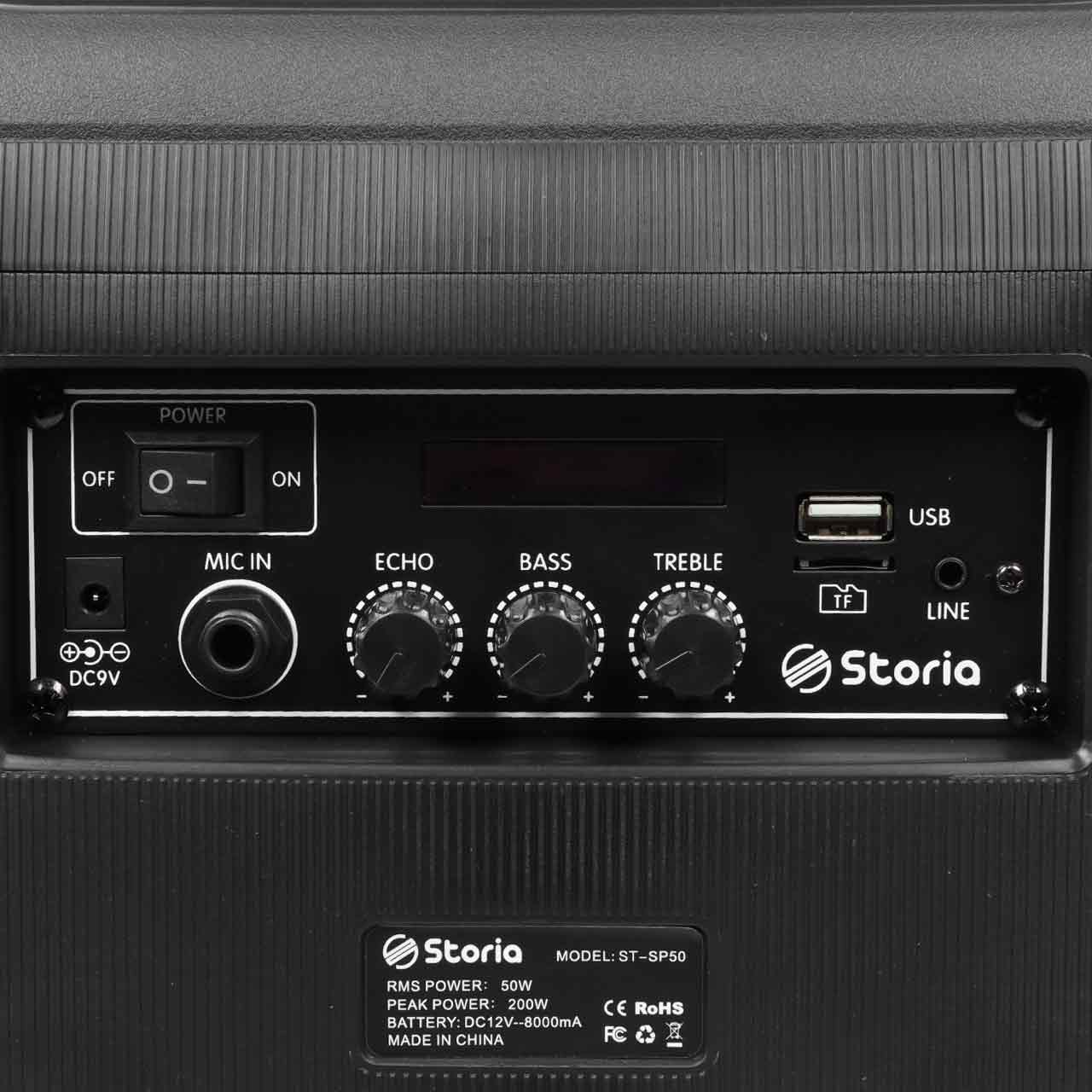 اسپیکر Storia Boom Box مدل ST-SP50 - مشکی
