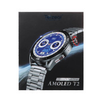 ساعت هوشمند Telzeal مدل AMOLED T2 - نقره ای - MMS